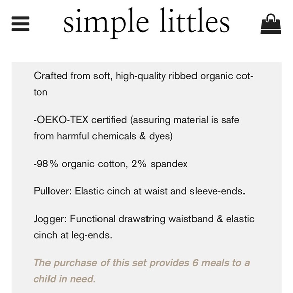 Simple Littles | Sand Jogger Set - Picture 5 of 5